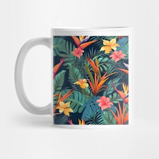 Tropical Flowers Pattern 11 Mug